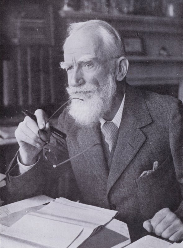 George Bernard Shaw (fekete-fehér fotó) alkotó: English Photographer