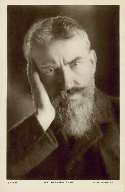 George Bernard Shaw, ír drámaíró (fekete-fehér fotó) alkotó: English Photographer