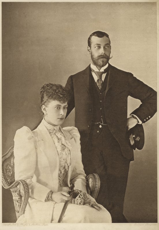 György, York hercege és felesége, Mary of Teck hercegnő alkotó: English Photographer