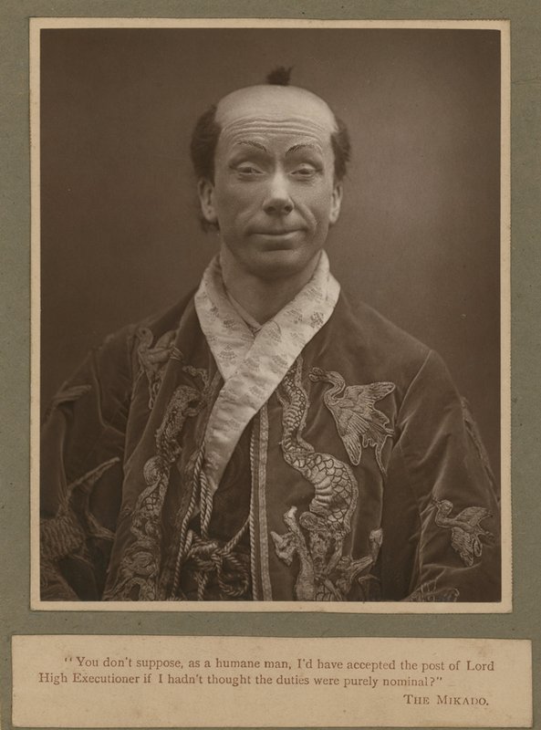 George Grossmith, mint Ko-Ko a Mikadóban alkotó: English Photographer