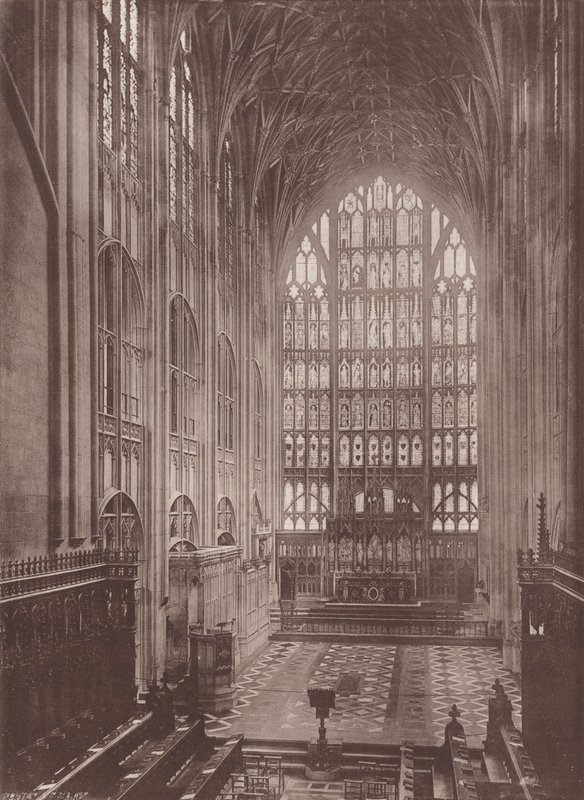 Gloucester: The Cathedral, Choir East (f/w fotó) alkotó: English Photographer