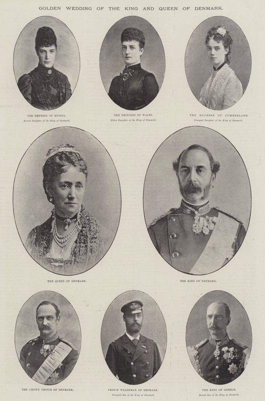 Dánia királyának és királynőjének aranylakodalma alkotó: English Photographer