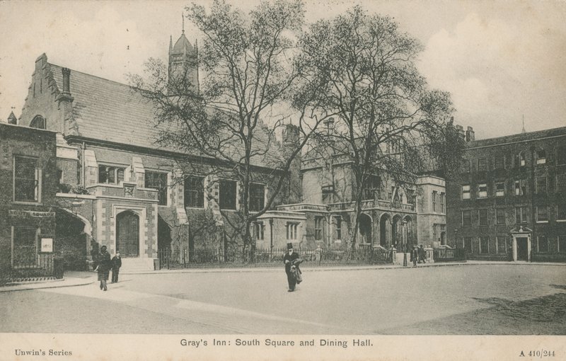 Grays Inn, South Square és Dining Hall, London alkotó: English Photographer