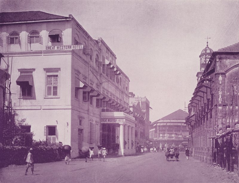 Great Western Hotel és Apollo Street, Mumbai alkotó: English Photographer