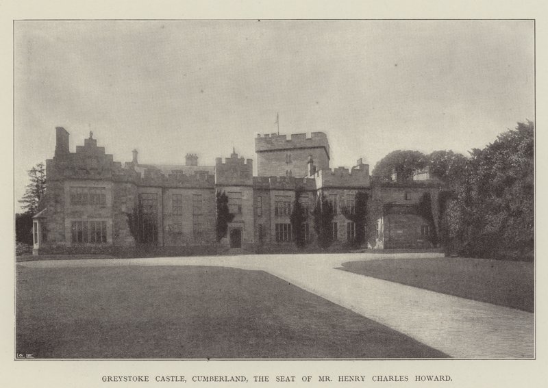 Greystoke kastély, Cumberland, Henry Charles Howard székhelye alkotó: English Photographer