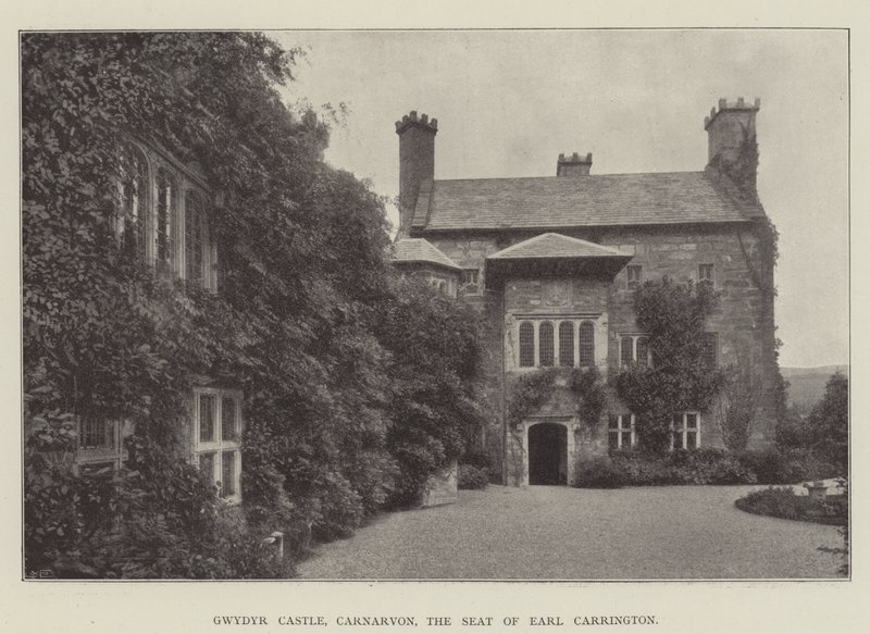 Gwydyr kastély, Carnarvon, Earl Carrington székhelye alkotó: English Photographer
