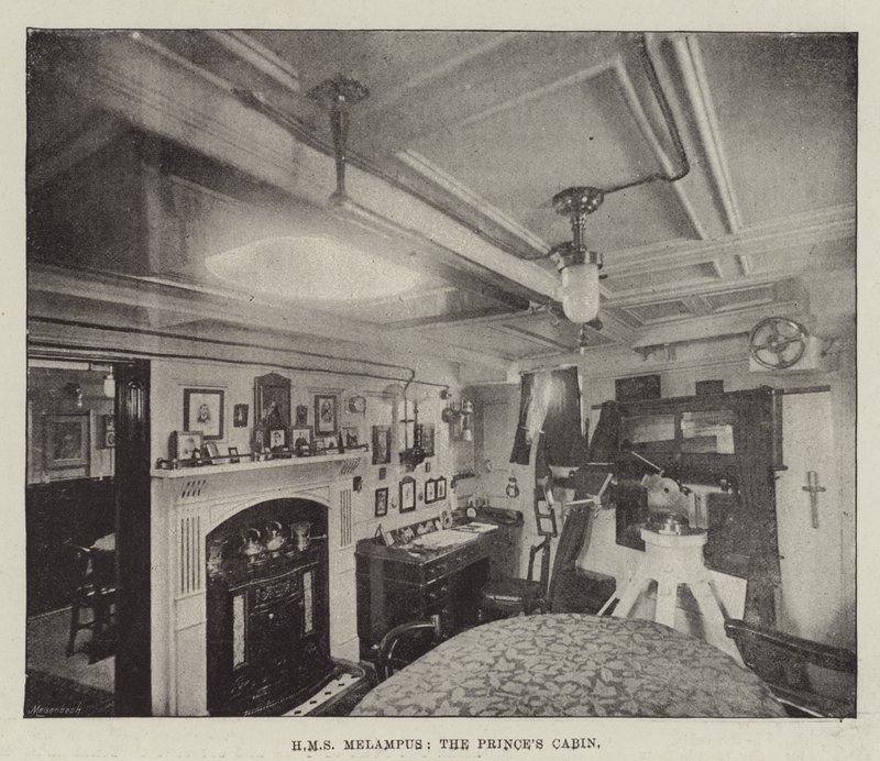 HMS Melampus, a hercegi kabin alkotó: English Photographer