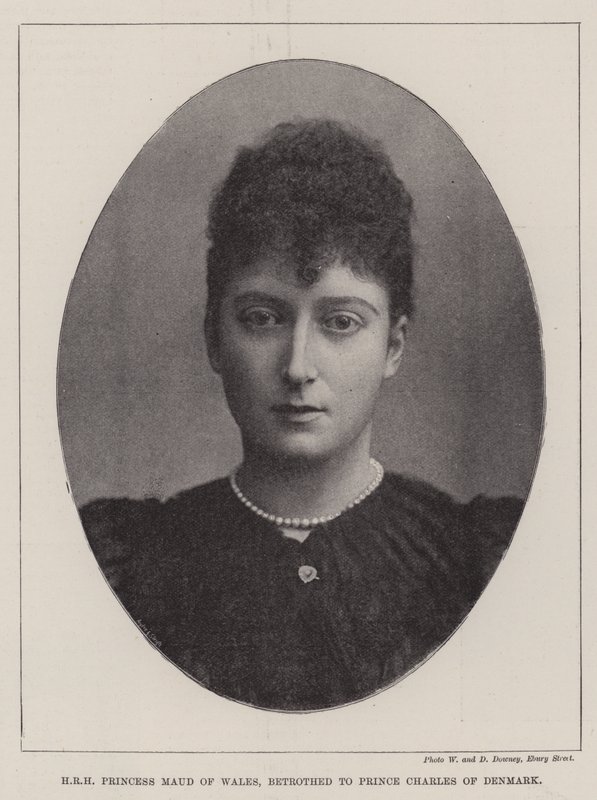 HRH Maud walesi hercegnő, Károly dán herceg jegyese alkotó: English Photographer