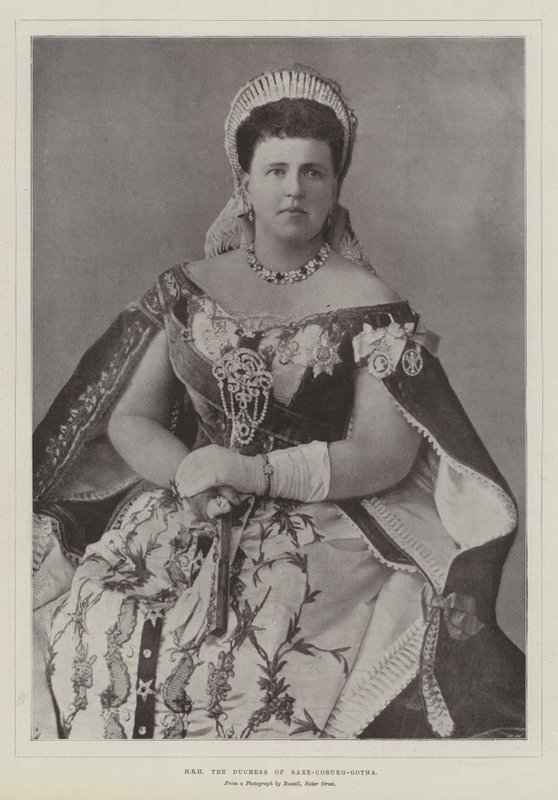 HRH Szász-Coburg-Gotha hercegnője alkotó: English Photographer