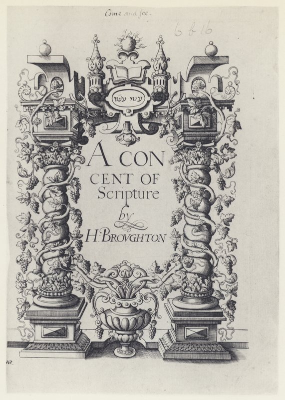H Broughton, A Concent of Scripture, G Simson és W White 1590 (f/w fotó) alkotó: English Photographer