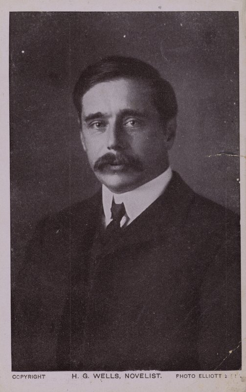 H G Wells (1866-1946), angol regényíró alkotó: English Photographer
