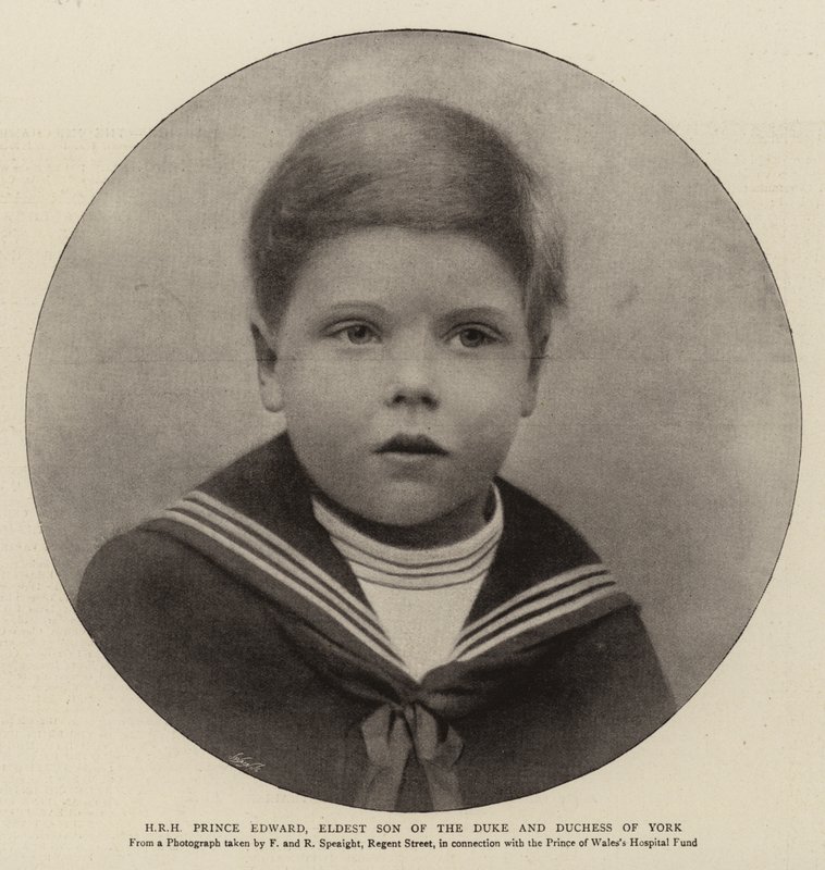 H R H Edward herceg, York hercegének és hercegnőjének legidősebb fia alkotó: English Photographer