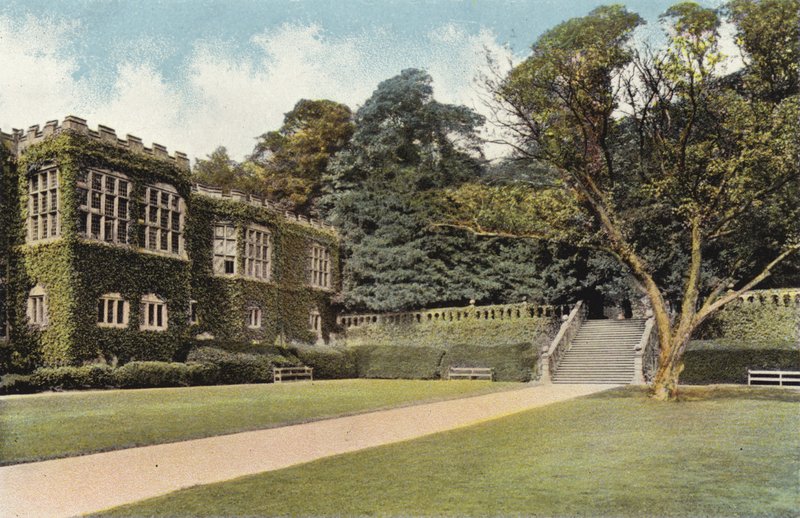 Haddon Hall és lépcsők alkotó: English Photographer