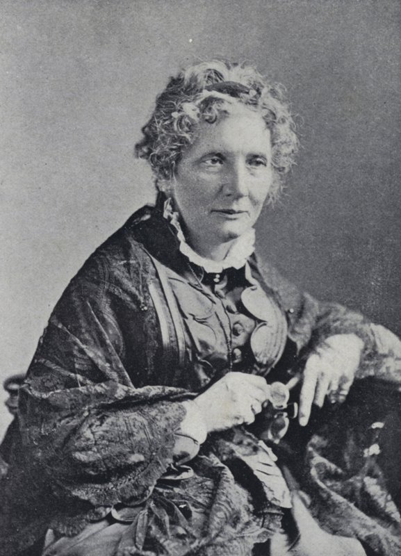 Harriet Beecher Stowe (f/w fotó) alkotó: English Photographer