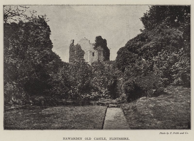 Hawarden régi kastély, Flintshire alkotó: English Photographer