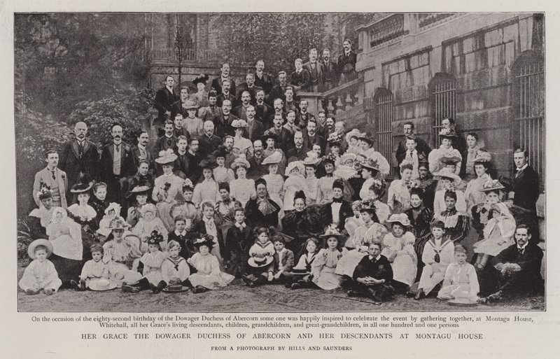 Her Grace Abercorn hercegné és leszármazottai a Montagu-házban alkotó: English Photographer