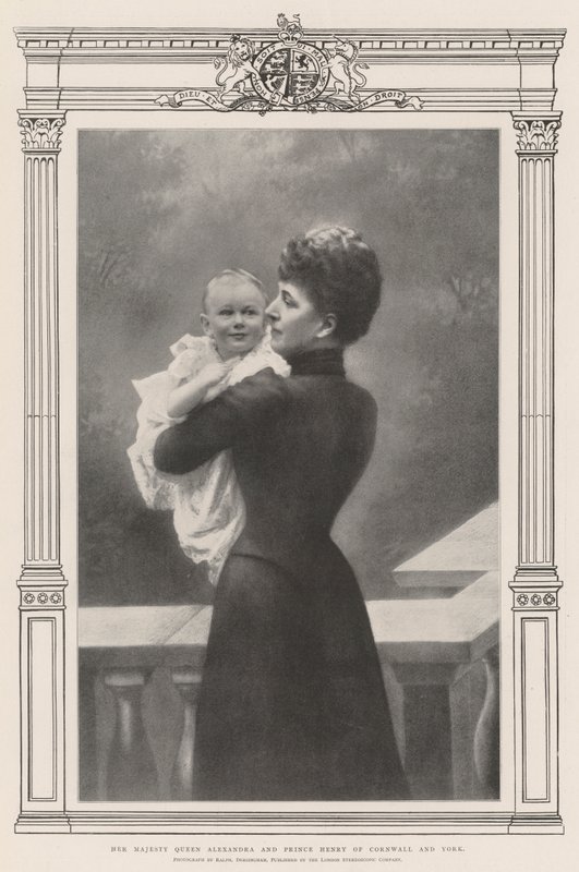 Őfelsége Alexandra királynő és Henrik cornwalli és yorki herceg alkotó: English Photographer