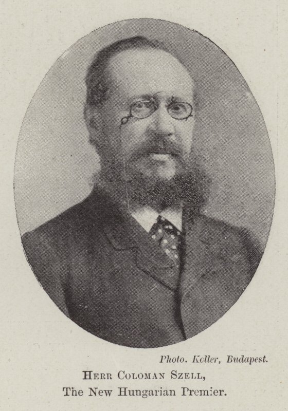 Herr Coloman Szell, az új magyar miniszterelnök alkotó: English Photographer