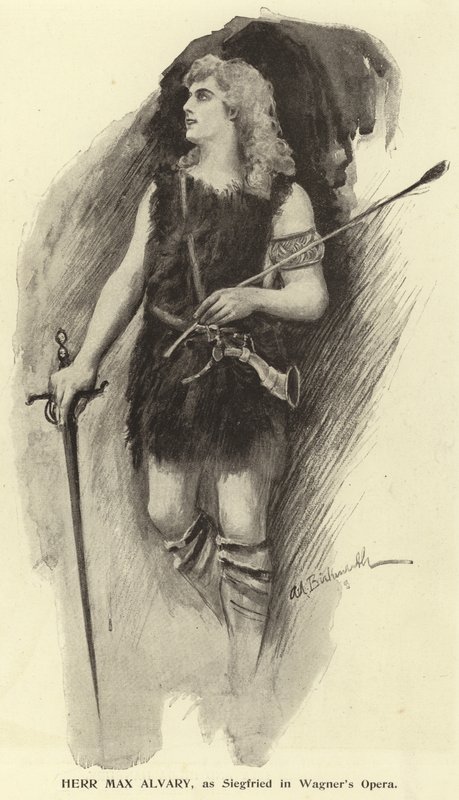 Herr Max Alvary, mint Siegfried Wagner operájában alkotó: English Photographer