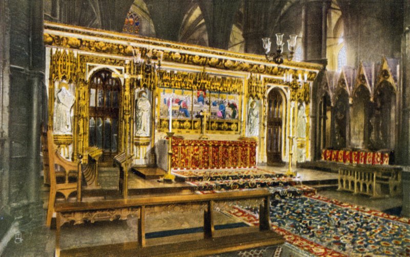 Főoltár, Westminster Abbey, London alkotó: English Photographer
