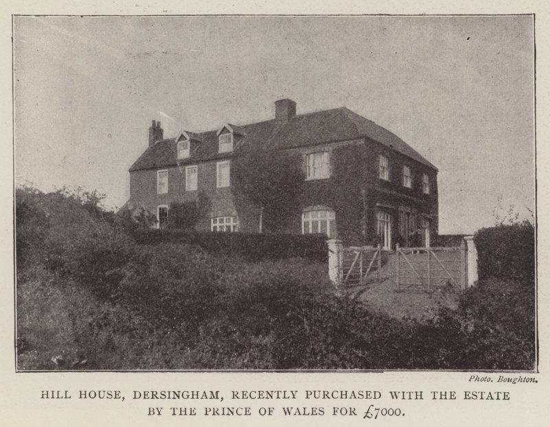 A dersinghami Hill House-t nemrég vásárolta meg a birtokkal együtt a walesi herceg 7000 fontért alkotó: English Photographer