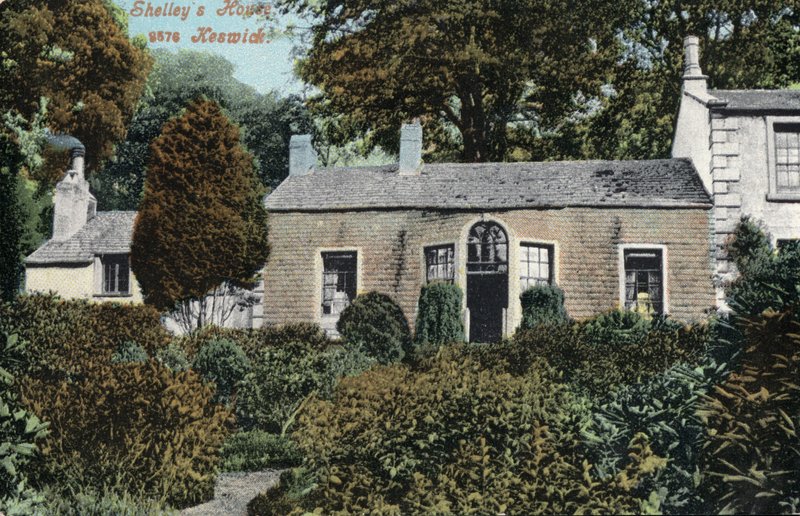 Percy Bysshe Shelley angol romantikus költő otthona, Keswick, Cumbria alkotó: English Photographer
