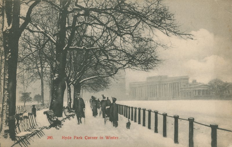 Hyde Park Corner télen, Londonban alkotó: English Photographer