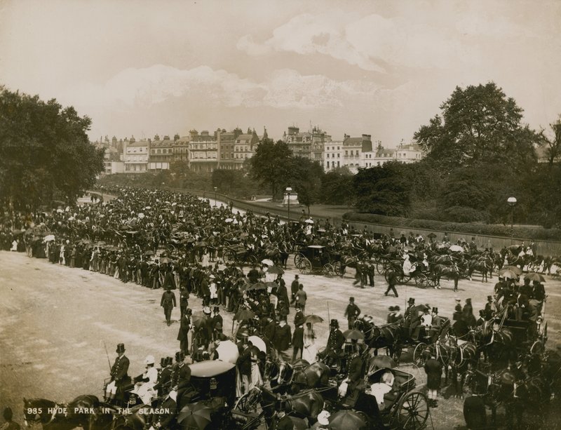 Hyde Park a szezonban, London alkotó: English Photographer