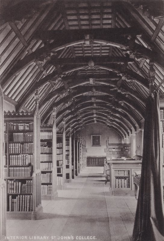 St Johns College belső könyvtára alkotó: English Photographer