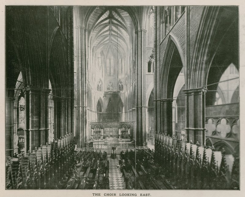 A Westminster Abbey belseje alkotó: English Photographer