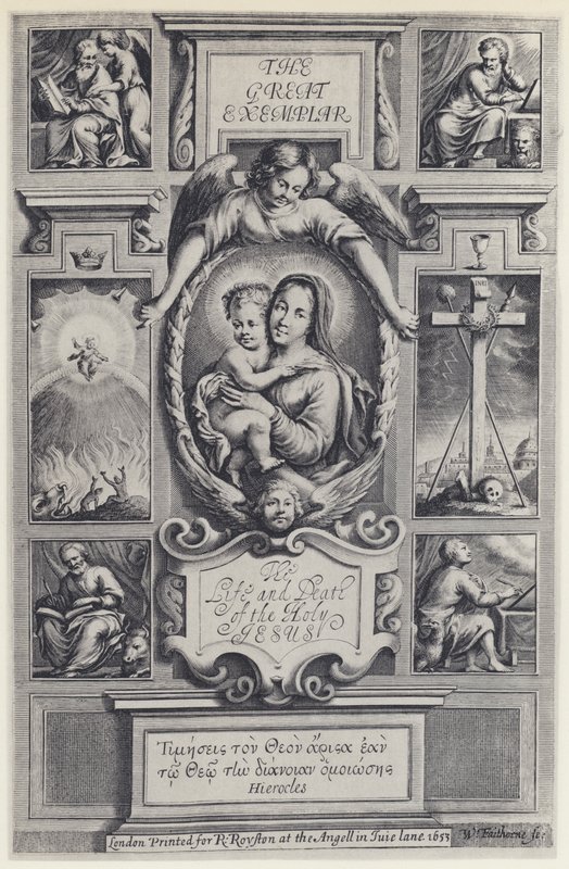 Jeremy Taylor, A nagy példakép, J Flesher az R Royston 1653-hoz (f/w fotó) alkotó: English Photographer