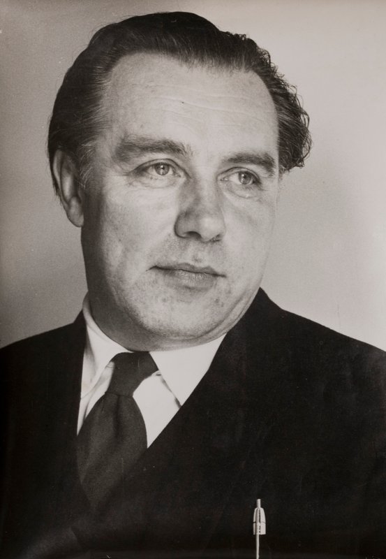 Jerzy Faczynski, lengyel építész, aki 1941-ben menekültként érkezett Nagy-Britanniába (f/w fotó) alkotó: English Photographer