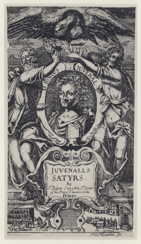 Juvenal, Satyrs, Tr Sir R Stapleton, H Moseley 1647 (f/w fotó) alkotó: English Photographer