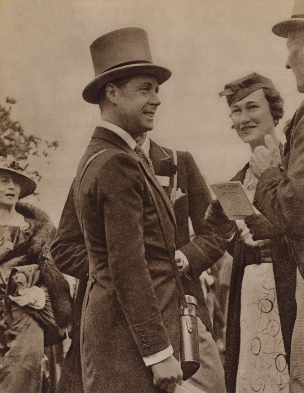 VIII. Edward király és Simpson asszony Ascotban alkotó: English Photographer