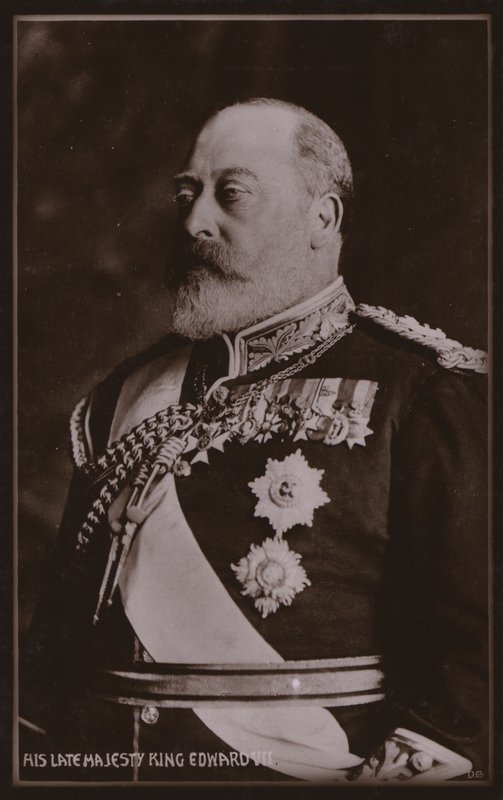 VII. Edward király (fekete-fehér fotó) alkotó: English Photographer