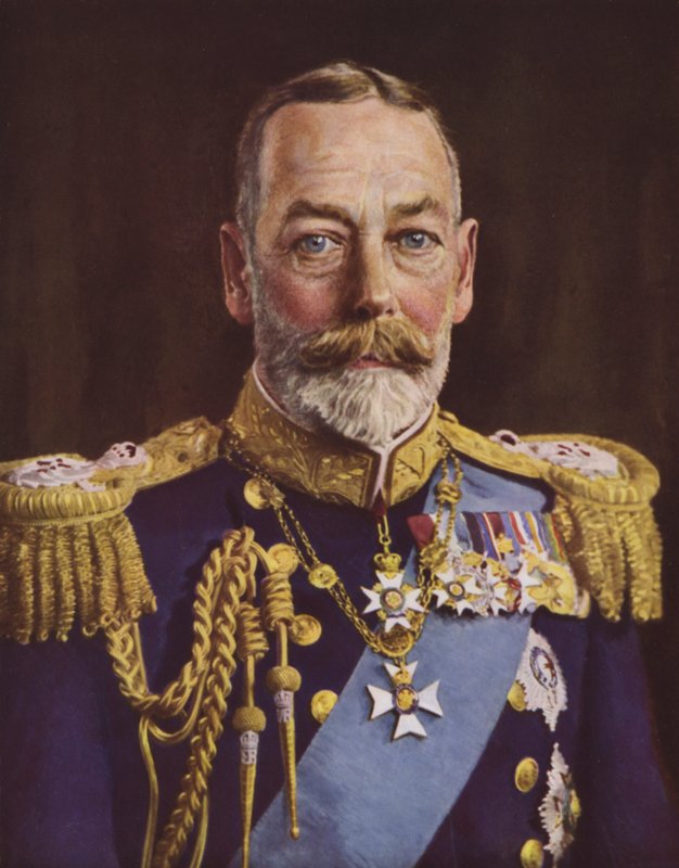 V. György király (színes fénykép) alkotó: English Photographer