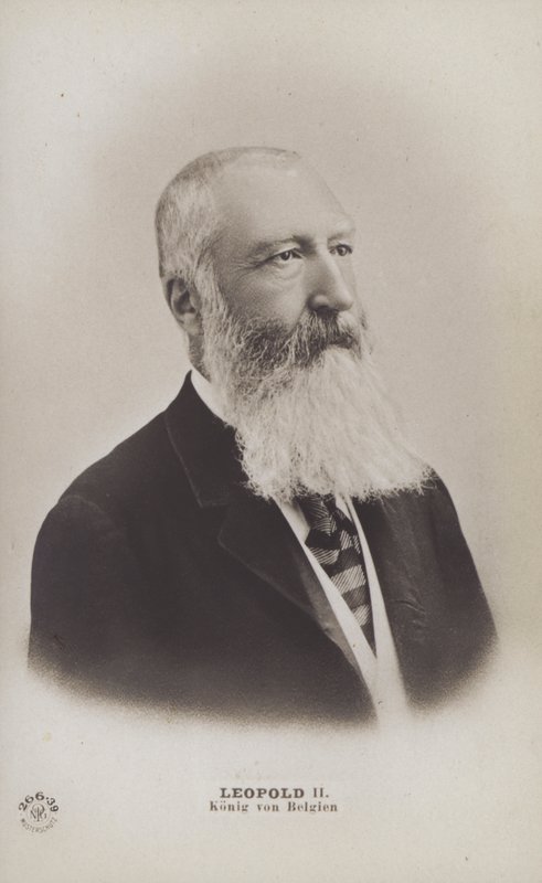 II. Leopold belga király (fekete-fehér fotó) alkotó: English Photographer