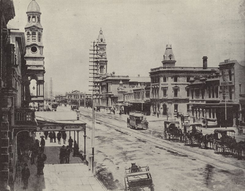William King Street, Adelaide alkotó: English Photographer