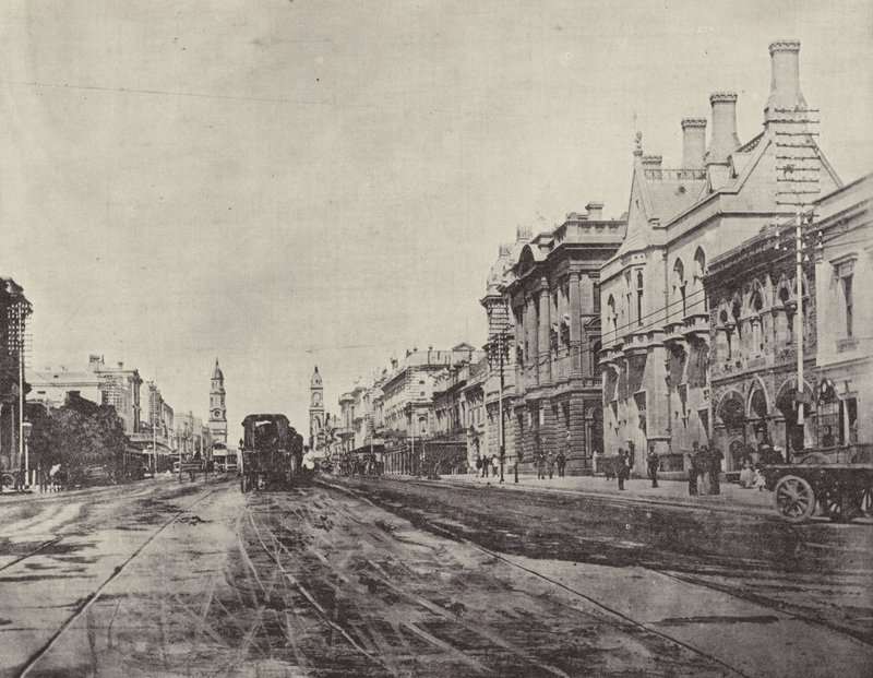 William King Street, Adelaide alkotó: English Photographer