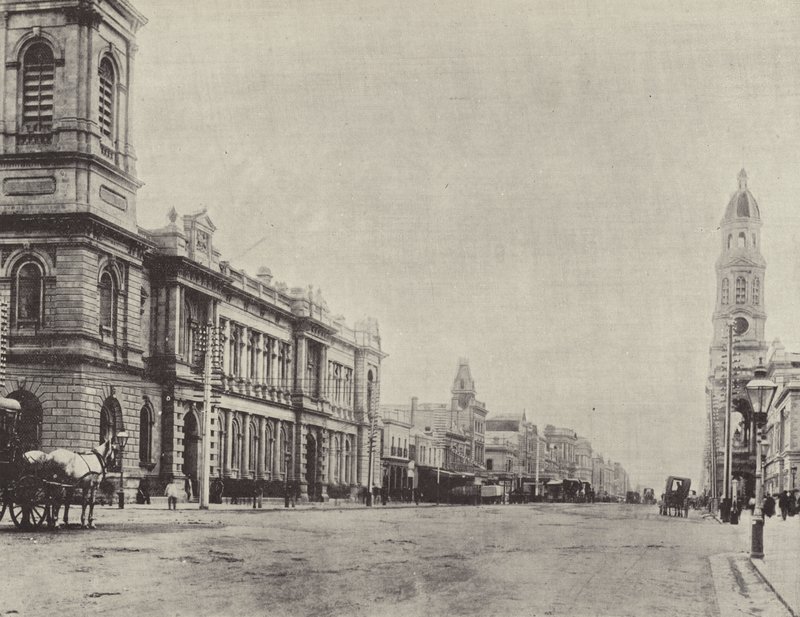 William King Street, Adelaide alkotó: English Photographer