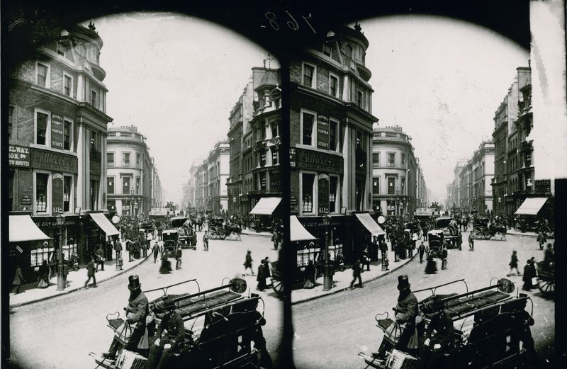 King William Street, London, fénykép alkotó: English Photographer