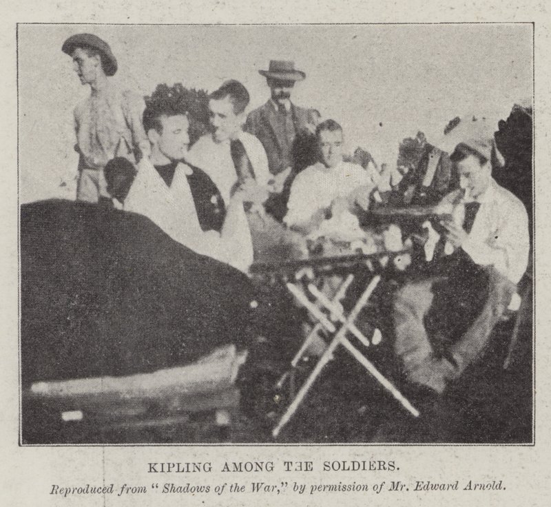 Kipling a katonák között alkotó: English Photographer