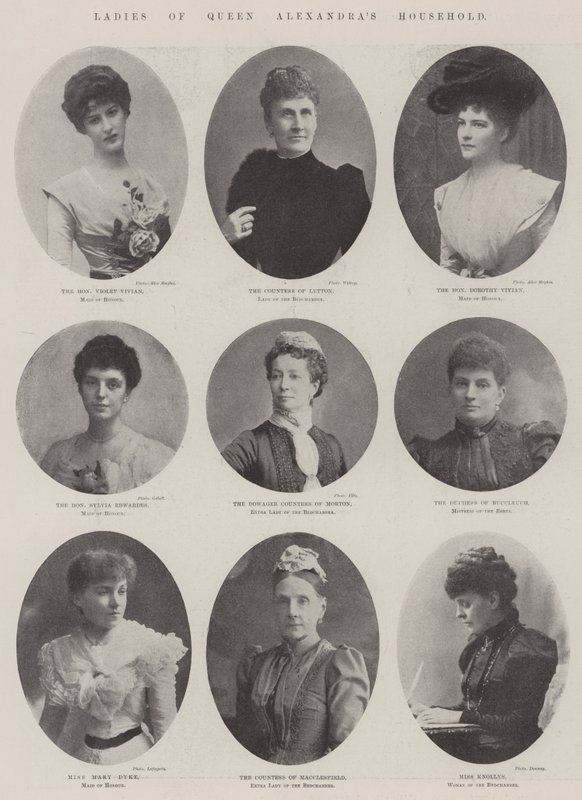 Alexandras királynő háztartásának hölgyei alkotó: English Photographer