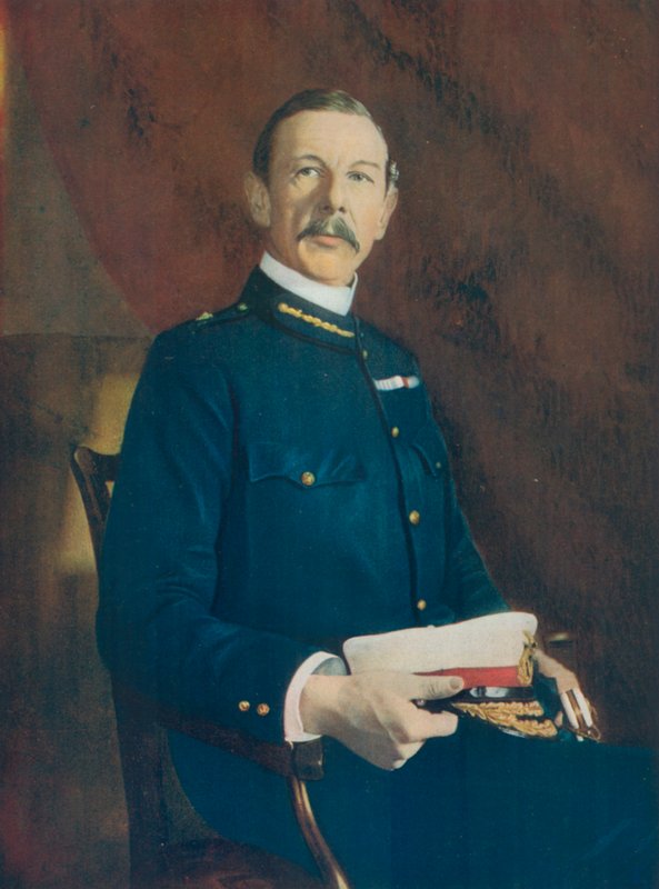 Sir H. E. Colvile altábornagy, a dél-afrikai tábori erők 9. hadosztályának parancsnoka alkotó: English Photographer