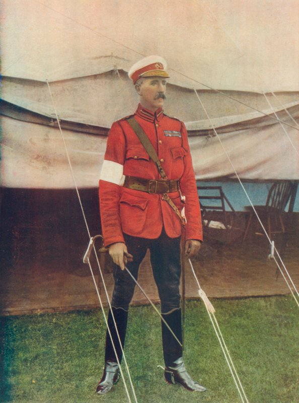 Sir William Gatacre altábornagy, a dél-afrikai haderő 3. hadosztályának parancsnoka. Általános tiszti helyszíni szolgálati egyenruhában alkotó: English Photographer