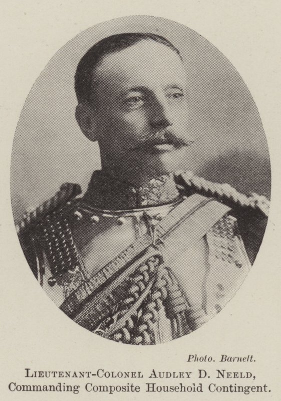 Audley D Neeld alezredes, az összetett háztartási kontingens parancsnoka alkotó: English Photographer