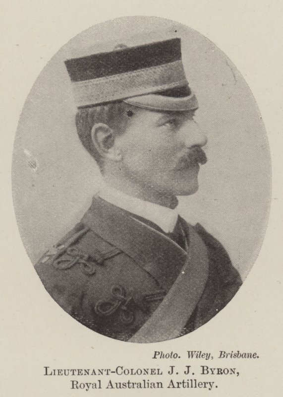 J. J. Byron alezredes, Ausztrál Királyi Tüzérség alkotó: English Photographer