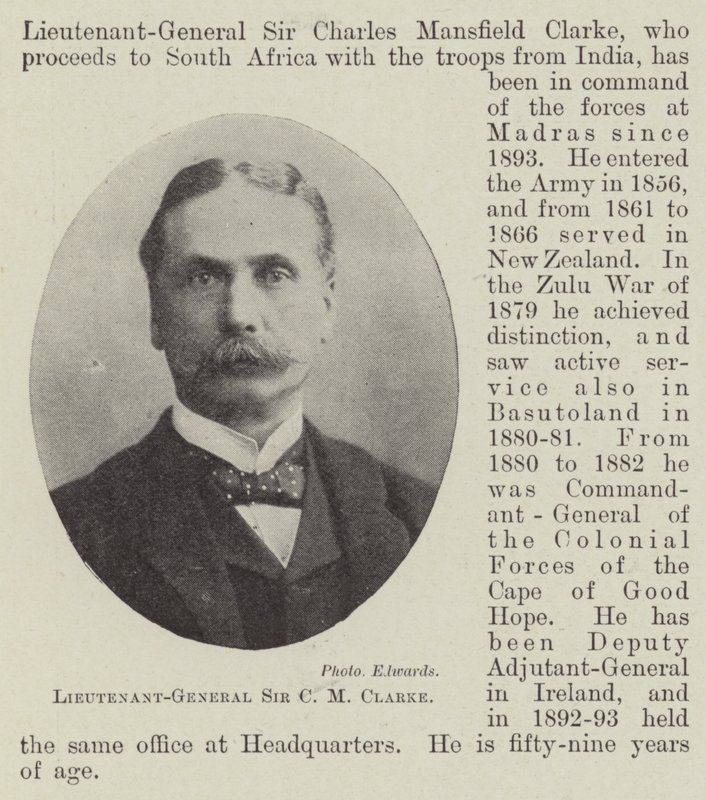 Sir CM Clarke altábornagy alkotó: English Photographer