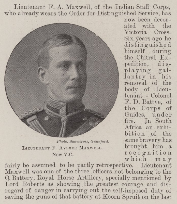 F. Aylmer Maxwell hadnagy, új kapitány alkotó: English Photographer