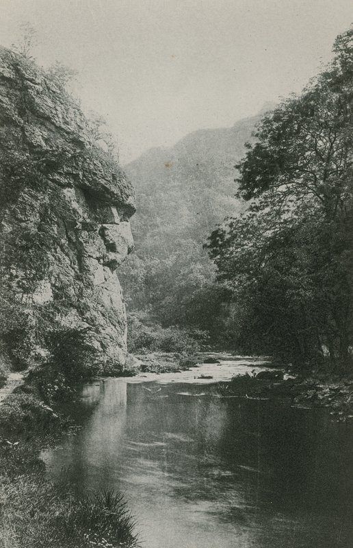 Lions Face Rock, Dovedale alkotó: English Photographer